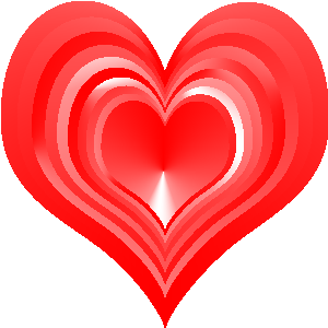 Gif animé je pense à toi coeur